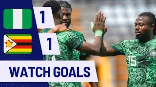 NIGERIA VS ZIMBABWE11WORLD CUP QUALIFIERSGOALSampHIGHLIGHTS [upl. by Margaretta]