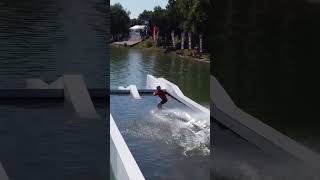 Wakeboard European Championship 2023  my Run  4th Place U14 Girls wakeboard championship raley [upl. by Ednutey]