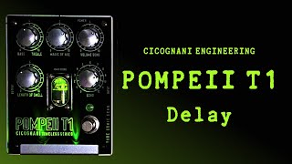 Cicognani Engineering POMPEII T1 Tube Sonic Echo  Demo and Review [upl. by Nugesulo]