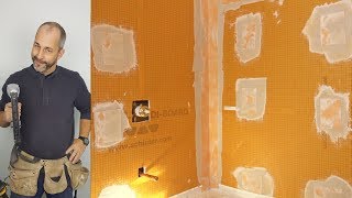 How To Build a Waterproof Shower using KerdiBoard [upl. by Asserac]