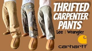 FALL ESSENTIALS PANTS  CARPENTER PANTS  TIKTOKS BIGGEST TREND  CARHARTT  LEE WRANGLER  DICKIES [upl. by Arie486]