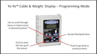 Bindicator YoYo Cable amp Weight Programming [upl. by Shawn]