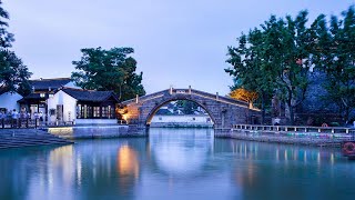 Feng Bridge popular tourist attraction in China’s Suzhou [upl. by Kathlene]