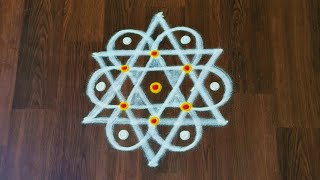 குட்டி கோலம்🌺 Latest creative easy beginners daily rangoli kolam designs 🌺 [upl. by Adelina]