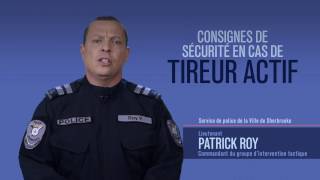 Consignes de sécurité en cas de tireur actif [upl. by Poppas]