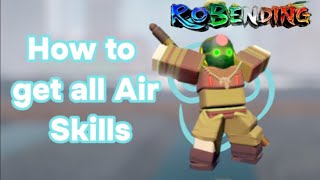 How to get ALL Air Bending Moves RoBending Online [upl. by Ellenar]