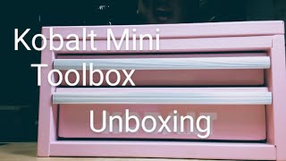 Kobalt Mini Toolboxunboxingtoolbox [upl. by Nonregla]