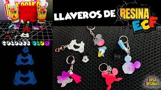 DIY Resin Art  Fabricando llaveros de RESINA utilizando COLORES Vibrantes resinart diycrafts [upl. by Farmelo]