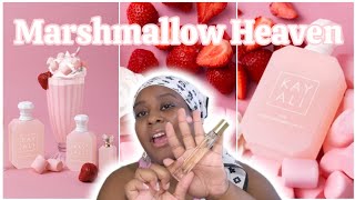 🤍🍓 NEW Kayali Yum Boujee Marshmallow Review perfume hudabeauty sephora honestreview omg today [upl. by Gittle]