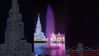 Burj Khalifa light showvairalshort [upl. by Atilem]