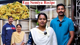 பிரியா Hair Style மாத்திடுச்சு😂  Egg Semiya Recipe  Night Dinner Vlog [upl. by Llenrev366]