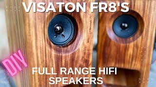 Visaton FR8 Full Range build [upl. by Kelson]