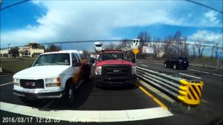 Road Rage Accident Street Rd Bensalem PA [upl. by Ttsepmet]