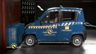 Euro NCAP 2016 Quadricycle Tests [upl. by Aryt721]