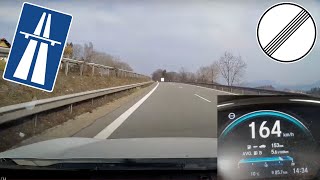 2017 Honda Civic 10th gen 15l Turbo CVT on the Autobahn [upl. by Selim]