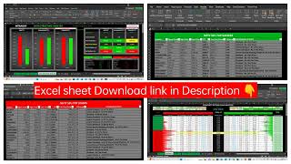 Option chain analysis  Nifty 50  BankNifty  Finnifty  NSE Live data Analysis in excel sheet [upl. by Burl]