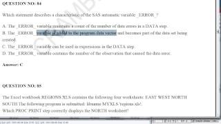 sas base Q84 [upl. by Profant]