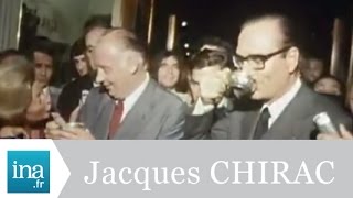 Jacques Chirac et Michel Poniatowski à Lyon en 1974  Archive INA [upl. by Llacam]