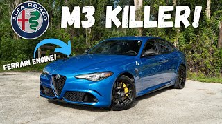 The Alfa Romeo Giulia Quadrifoglio is MORE FUN Than a BMW M3  REVIEW [upl. by Jamie]