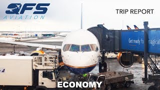 TRIP REPORT  Icelandair  757 300  New York JFK to Reykjavík KEF  Economy [upl. by Ennaeilsel]