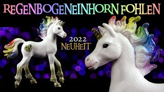 Schleich ® Bayala ® Regenbogeneinhorn Fohlen  Rainbow Unicorn Foal  Neuheit 2022 [upl. by Ardnuaed]