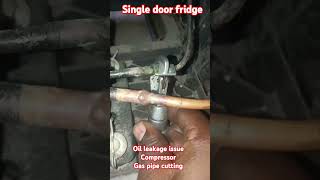 Single door fridge compressor over heating problem [upl. by Yuzik463]