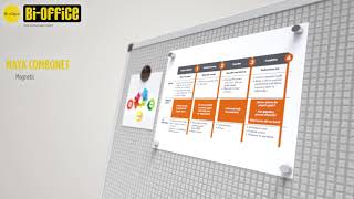 BiOffice Combonet Magnetic Noticeboard [upl. by Letniuq]