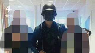 Swedish school attack masked man kills two [upl. by Root843]