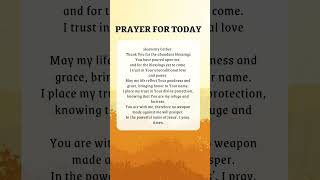 Daily Prayer For The Day [upl. by Ordway]