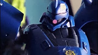 Kampfer gundam stop motion fight [upl. by Airla]