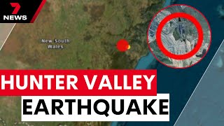 41 magnitude earthquake shakes Muswellbrook in NSW’s Hunter Valley  7NEWS [upl. by Dlorad]