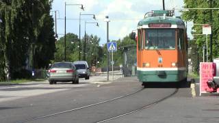 Trams in Norrköping Sweden part 2 [upl. by Aiekram]