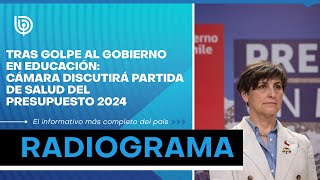 Tras golpe al gobierno en Educación Cámara discutirá partida de Salud del Presupuesto 2024 [upl. by Calica334]