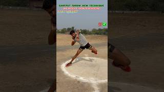 Shotput Throw New Technique Try kiya One week Results Dekhte haisportsshotputLong jump [upl. by Perpetua492]