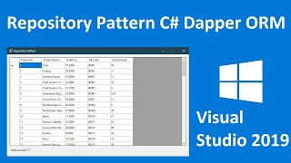 C Tutorial  Repository Pattern with C and Dapper ORM  FoxLearn [upl. by Cook]