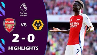 Arsenal vs Wolves 20 Highlights amp Goals  Premier League 202425 [upl. by Erdnad]