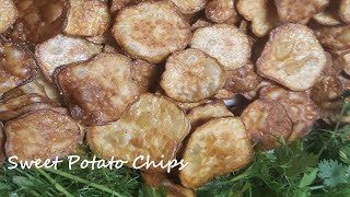 Sweet Potato Chips  How to Make Delicious Bodybuilding Snack Sweet Potato Fries [upl. by Chavez]