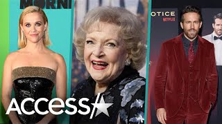 Betty White Dies At 99 Ryan Reynolds Reese Witherspoon amp More Stars React [upl. by Ainslee972]