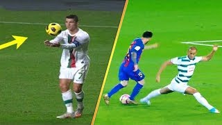 FUTBOLDA SADECE RONALDO VE MESSİNİN YAPABİLDİĞİ AKIL ALMAZ HAREKETLER ÇALIMLAR   2018  HD [upl. by Artamas]