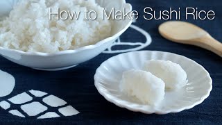 How to Prepare Sushi Rice  Shari Recipe  OCHIKERON  Create Eat Happy [upl. by Notle]