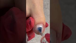 I used the nail polishes Polar Coconut milk and France pedicure nails asmr fyp [upl. by Nayhr]