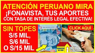 Fonavi devolución lo último ¡Fonavista tus aportes regresan con tasa de interés legal efectiva [upl. by Annnora859]