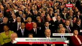 Meeting de François Hollande à Dijon 03032012 [upl. by Llirret]