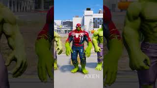 RANDOM SPIDERMAN VS SPIDERHULK BATTLE gta5 hulk spiderman [upl. by Misha867]