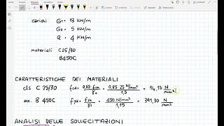 Progetto di una trave sottoposta a flessione semplice [upl. by Ariday23]