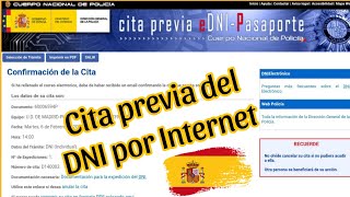 TUTORIAL👨‍🏫📓 cómo Solicitar CITA para Renovar DNI o PASAPORTE Español 2024  Menor de edad 🇪🇸 [upl. by Dannon]