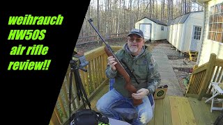 Weihrauch HW50S air rifle reviewweihrauch airgunsofarizona pyramydair [upl. by Nnylyam]