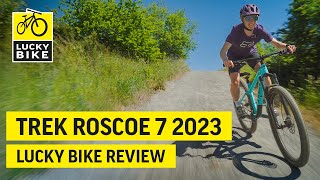 TREK ROSCOE 7 2023 REVIEW  vielseitiges Hardtail für volle Kontrolle im Gelände [upl. by Blondie]