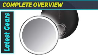 Simplehuman Sensor Mirror Compact 4quot Round The Best Portable Mirror for Flawless Makeup [upl. by Ydnir]