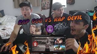 Machine Gun Kelly quotRap Devilquot Eminem Diss REACTION [upl. by Anirdua]